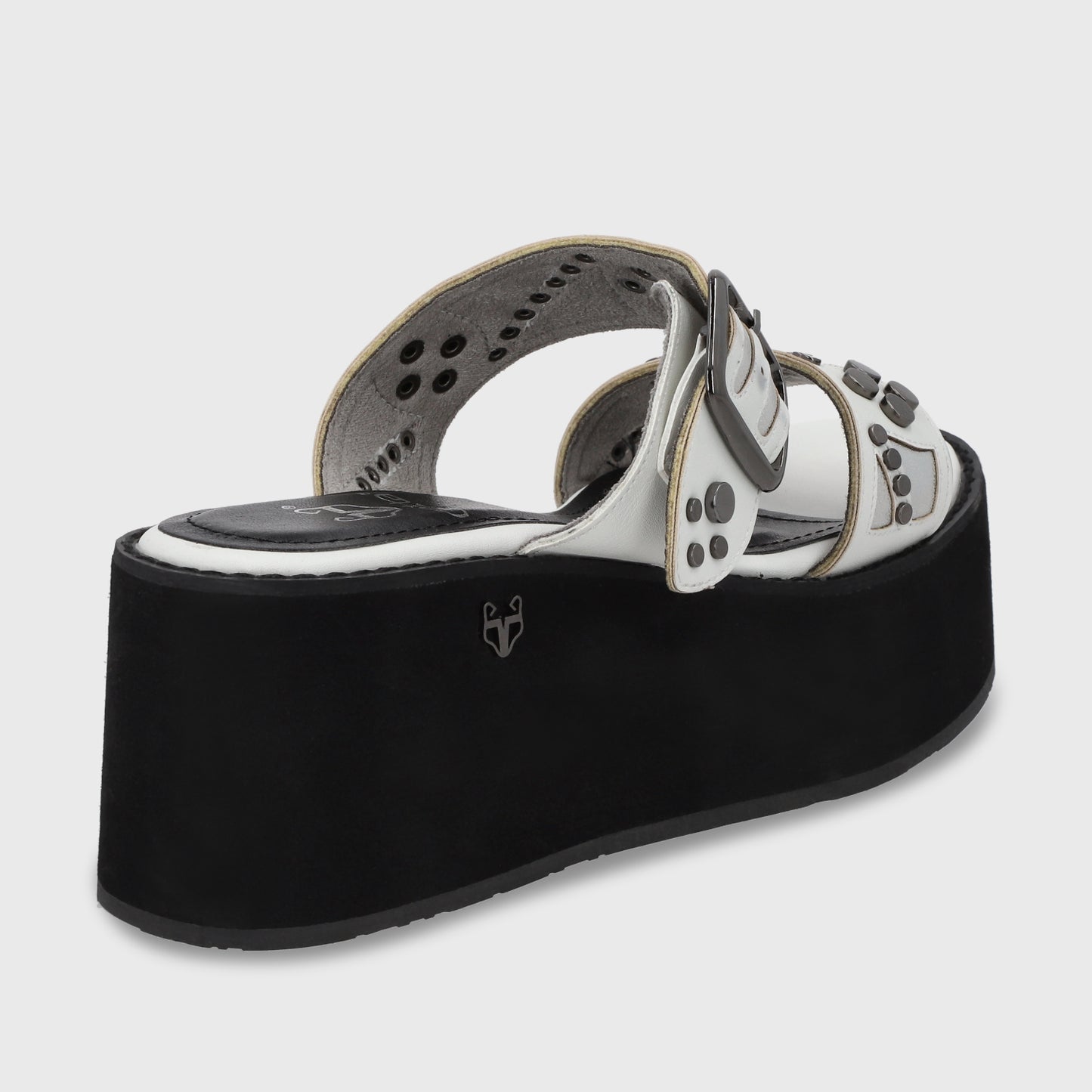 Sandalia Plataforma Blanco Mujer 15620