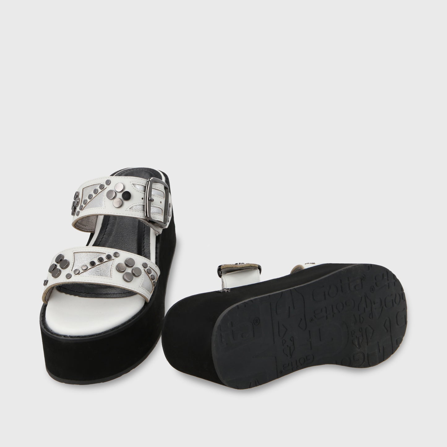 Sandalia Plataforma Blanco Mujer 15620