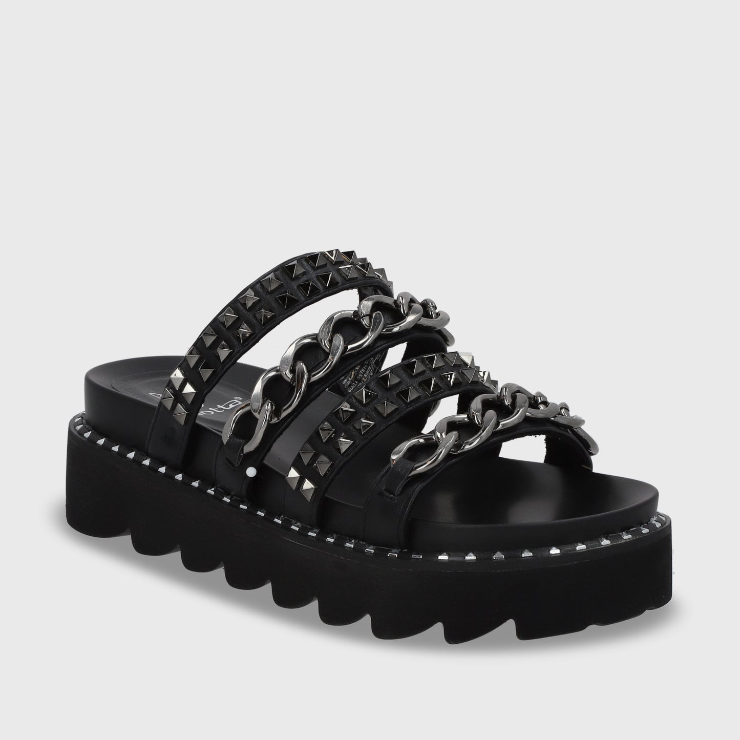Sandalia Negra Mujer 1573A
