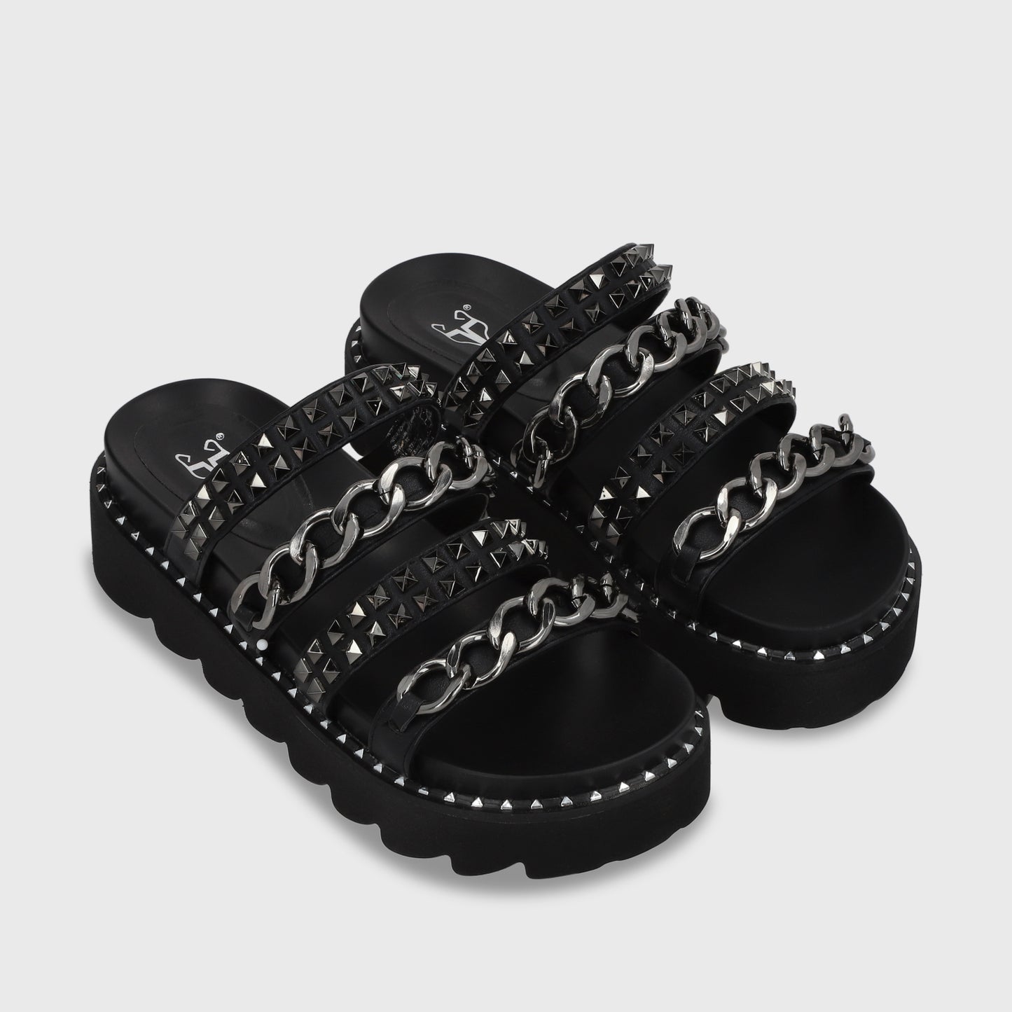 Sandalia Negra Mujer 1573A