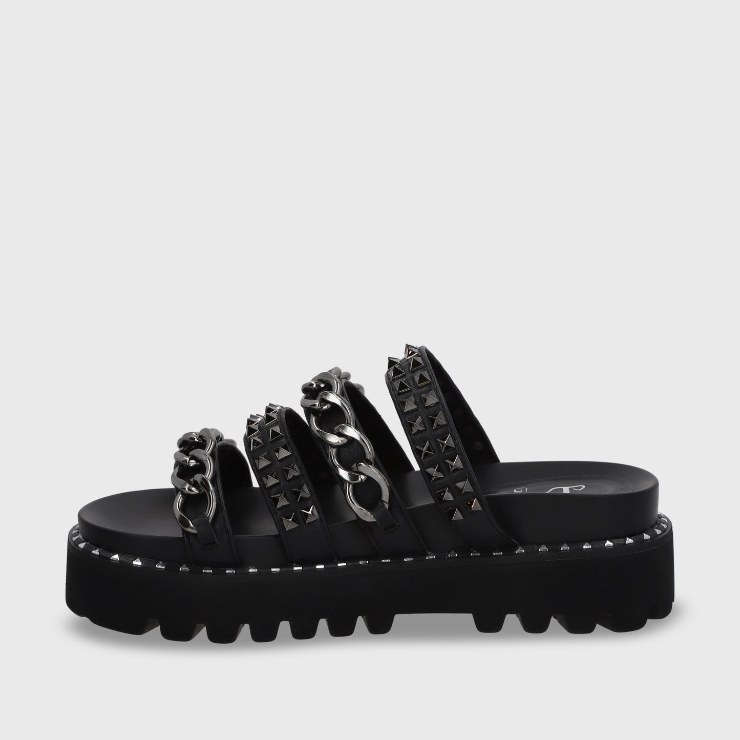 Sandalia Negra Mujer 1573A