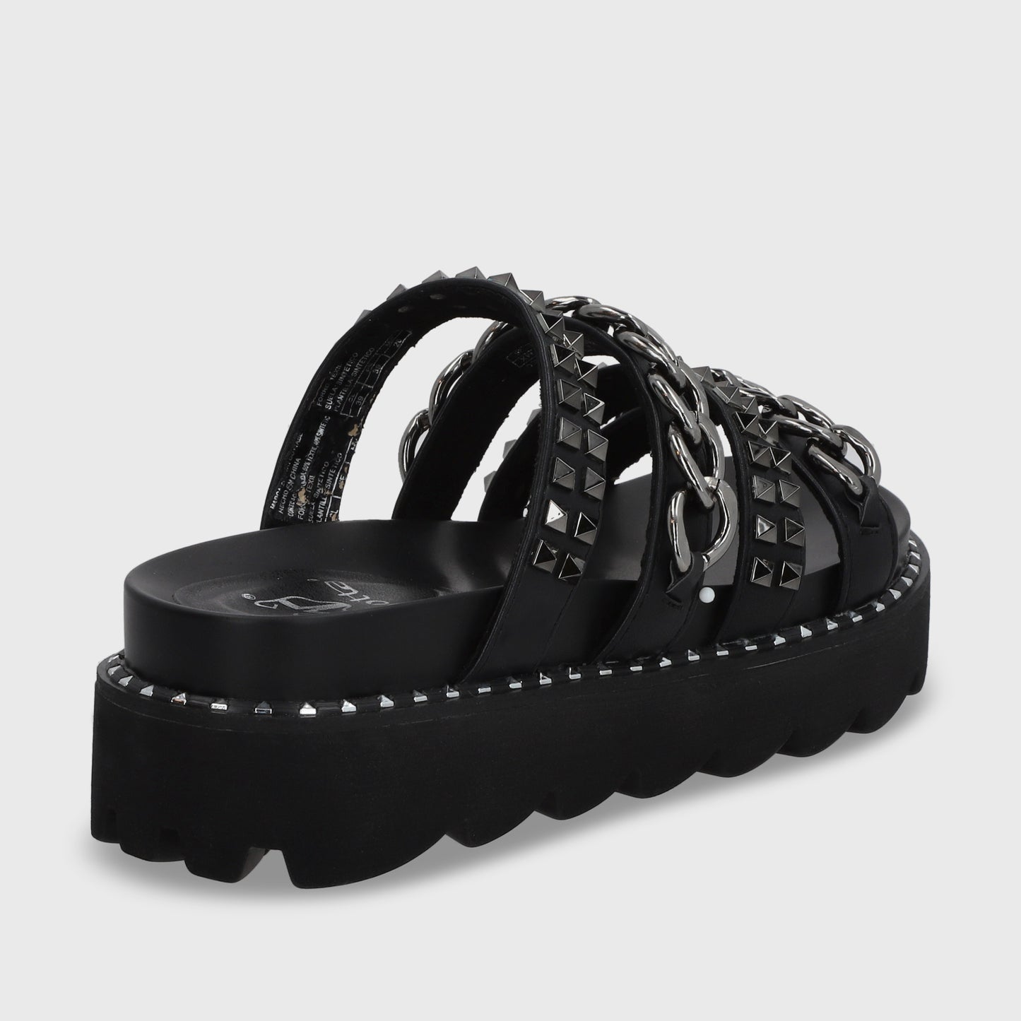 Sandalia Negra Mujer 1573A