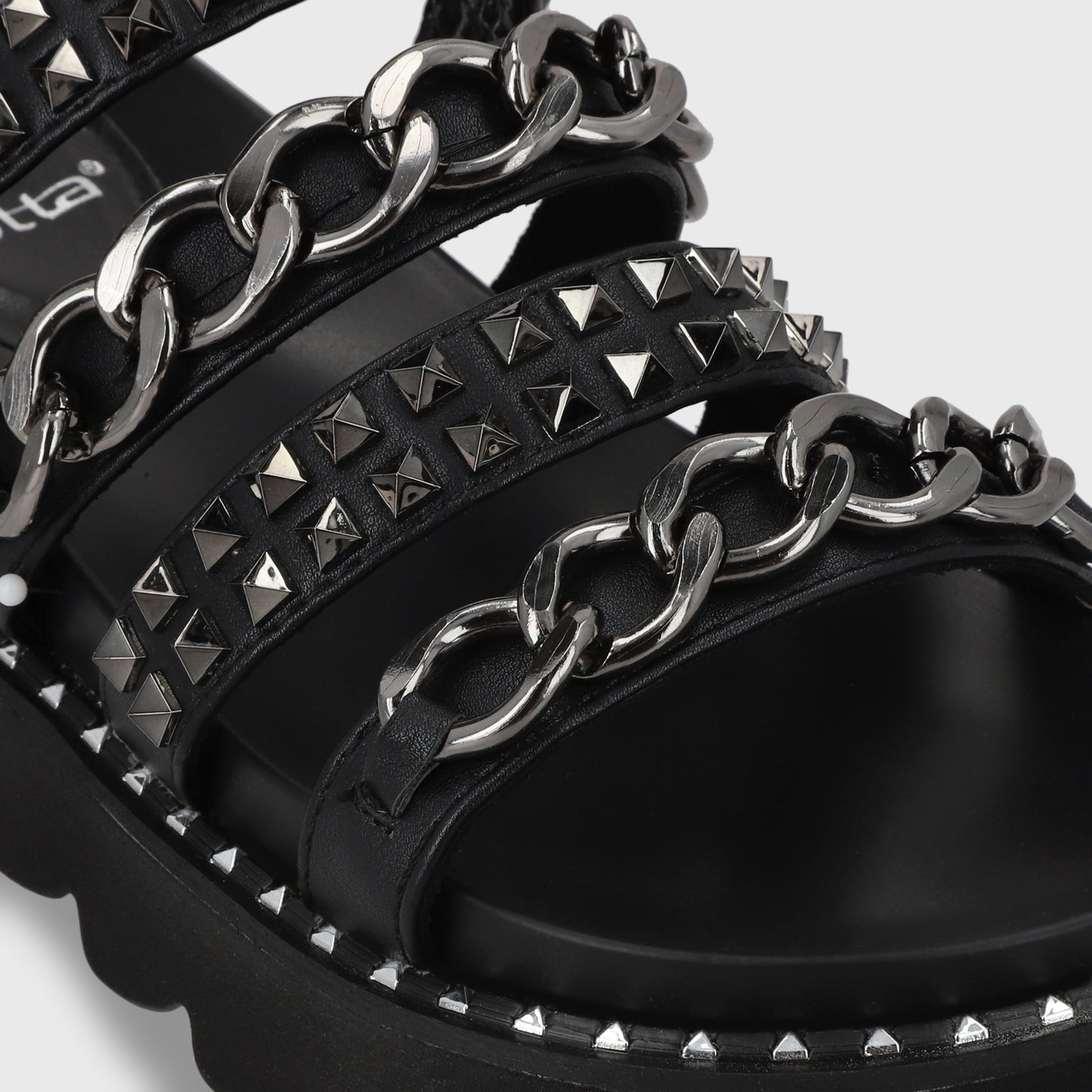 Sandalia Negra Mujer 1573A