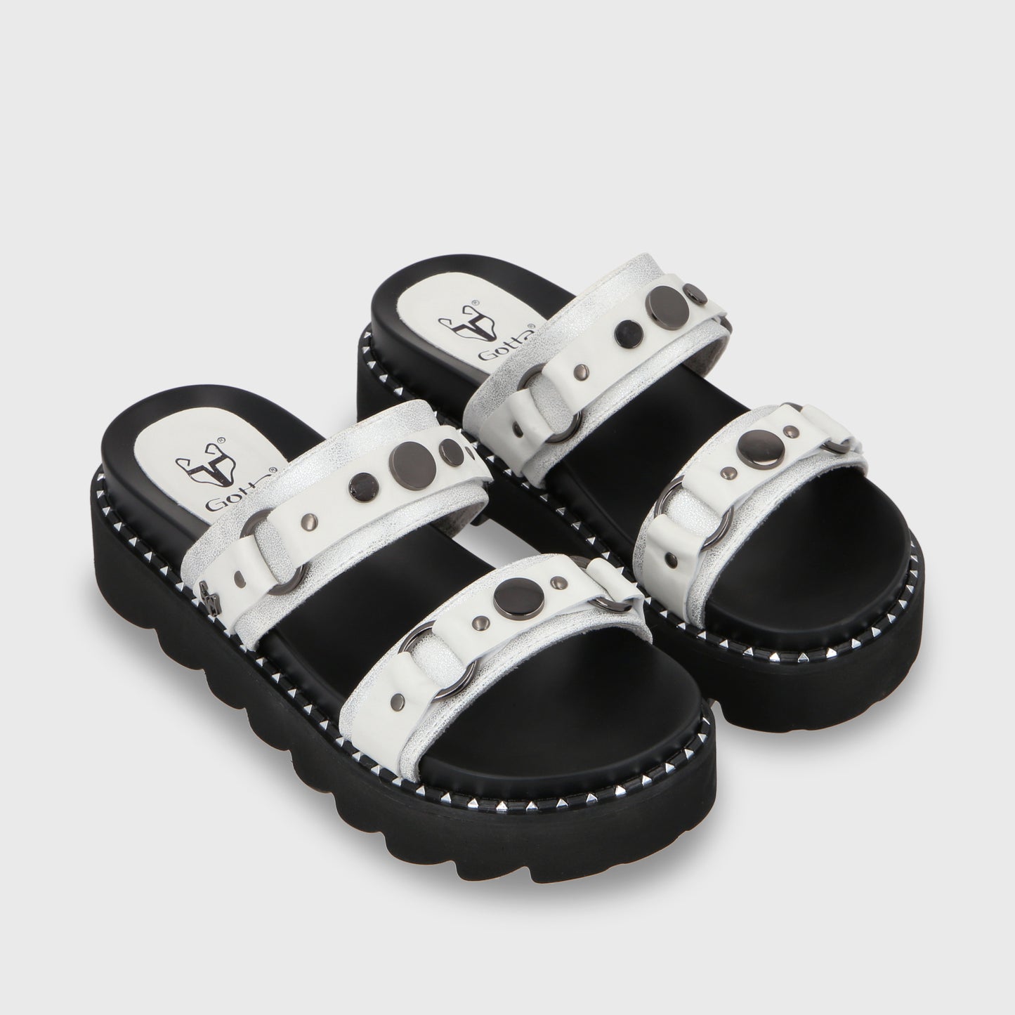 Sandalia Plano Blanco Mujer 1573B