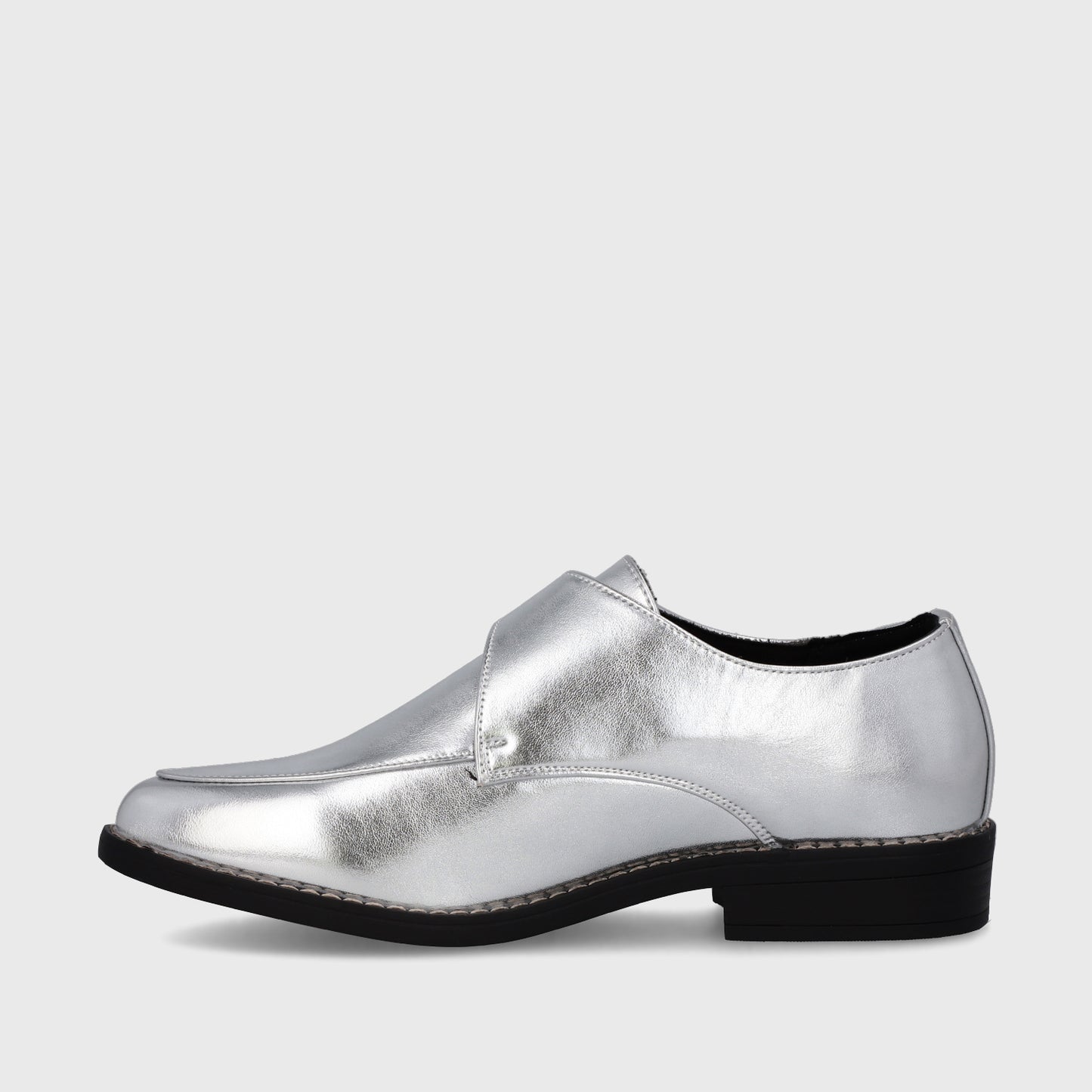 Zapato Plateado Charol Mujer 17565
