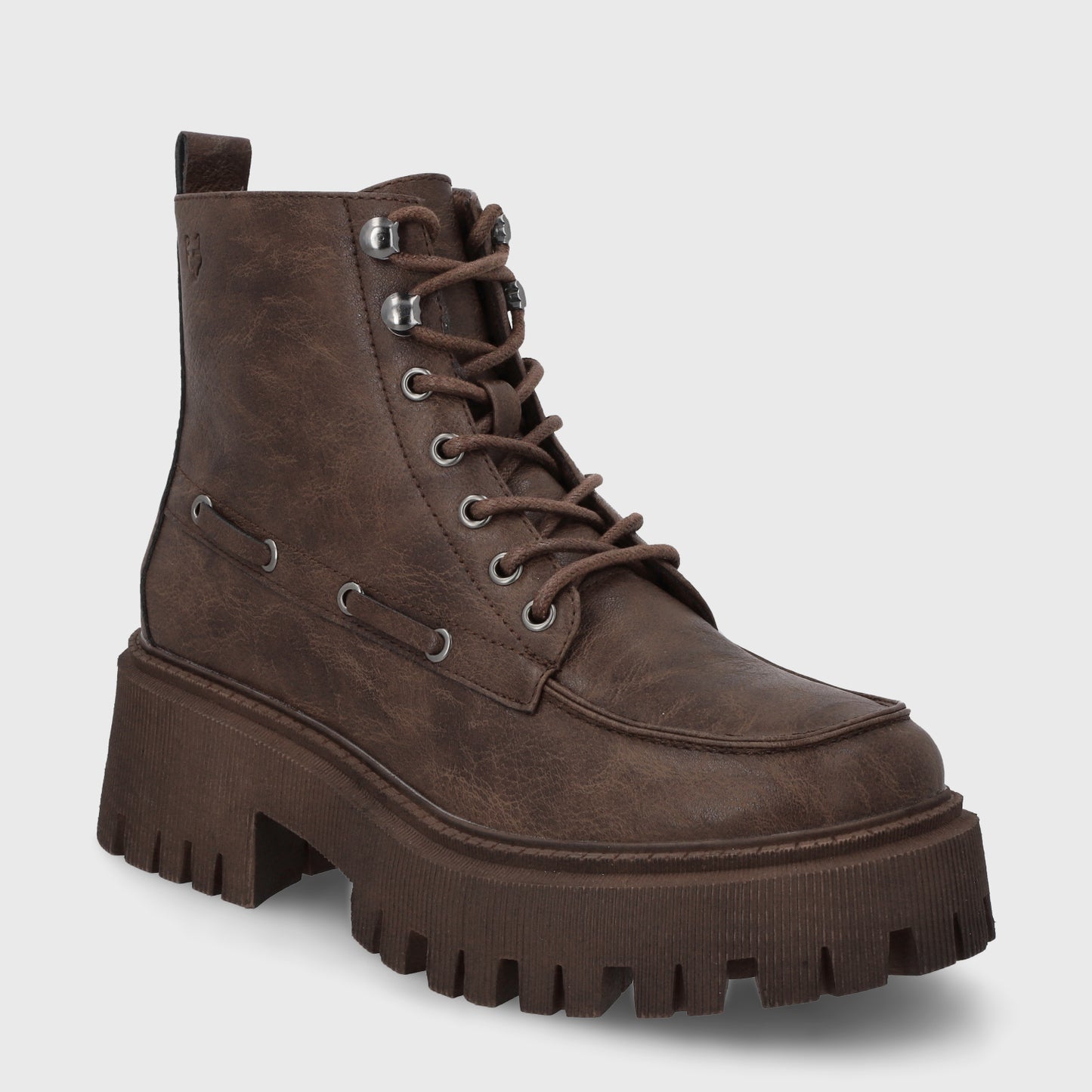 Botin Plataforma Café Mujer 23507