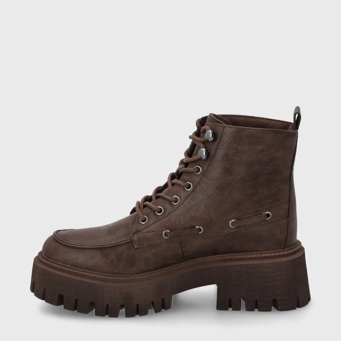 Botin Plataforma Café Mujer 23507