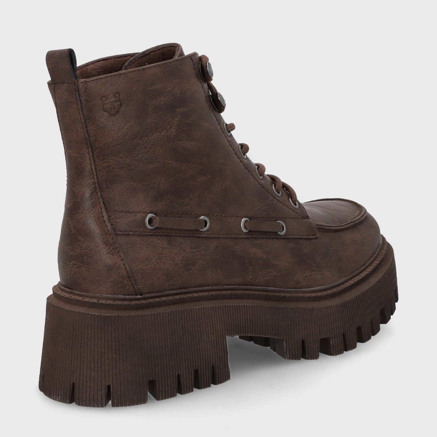 Botin Plataforma Café Mujer 23507