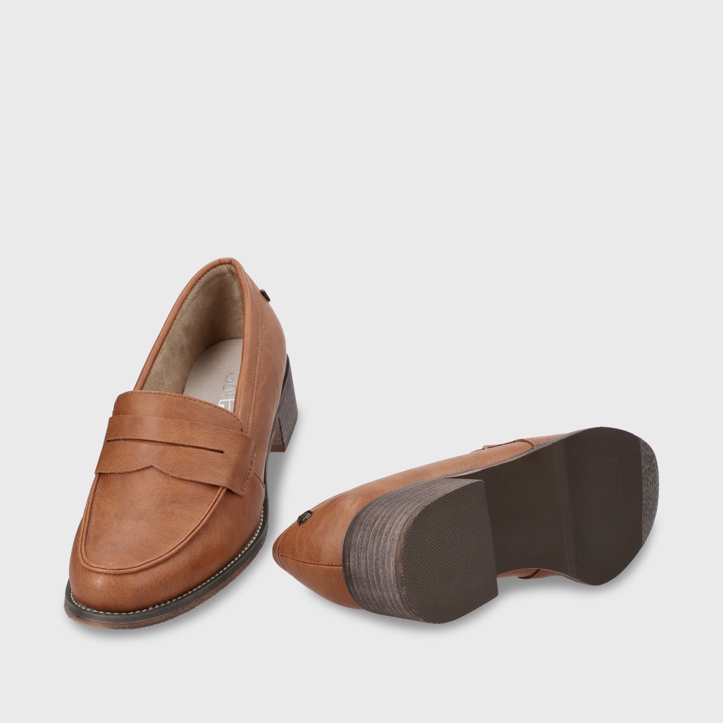 Zapato Plano Camel Mujer 23552