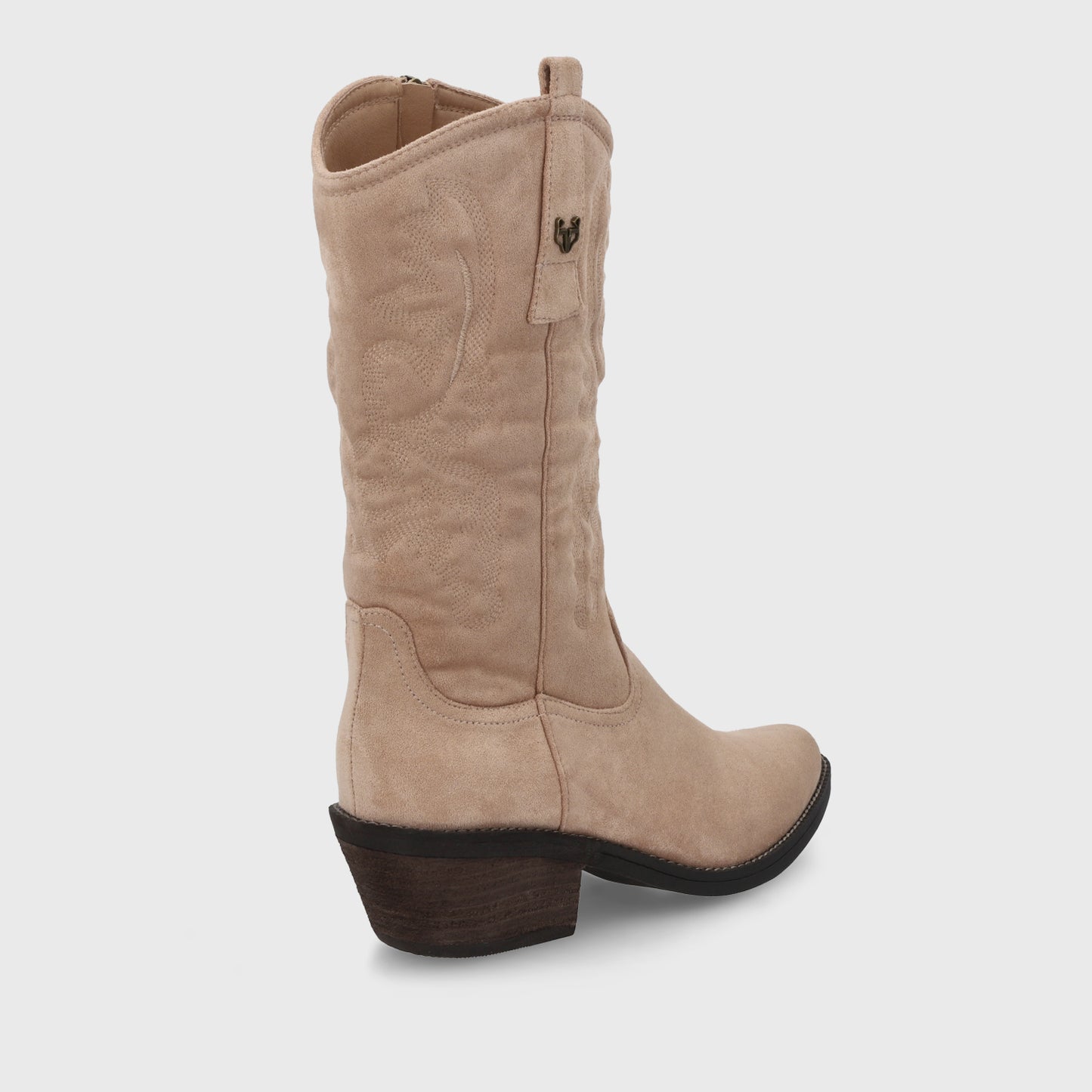 Bota Taco Beige Mujer 23714