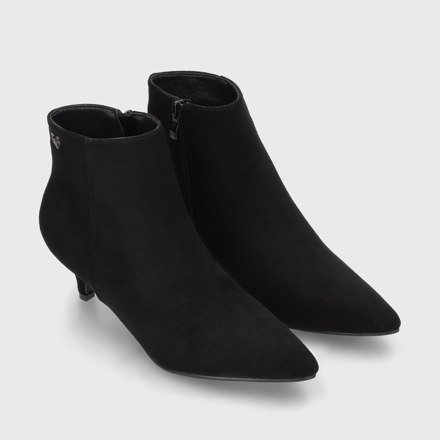 Botin Taco Negro Mujer 35606