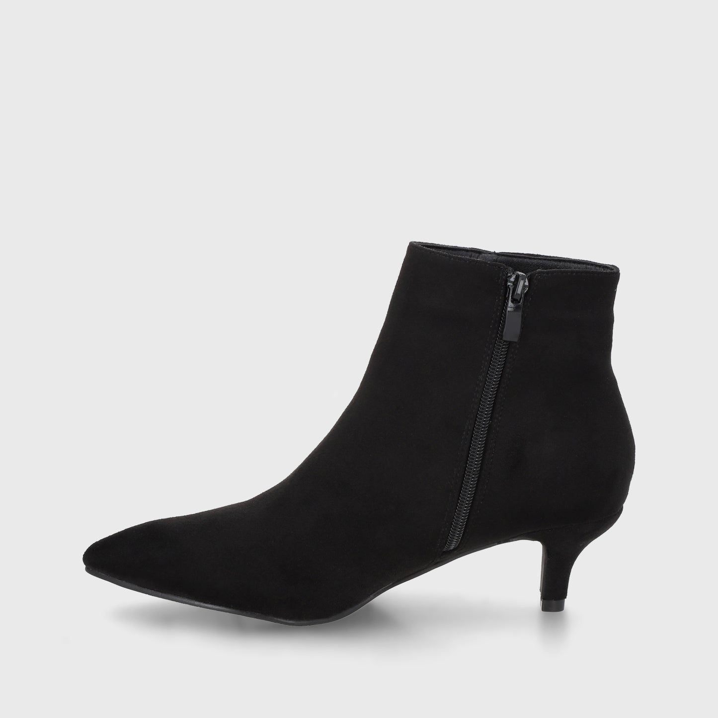 Botin Taco Negro Mujer 35606