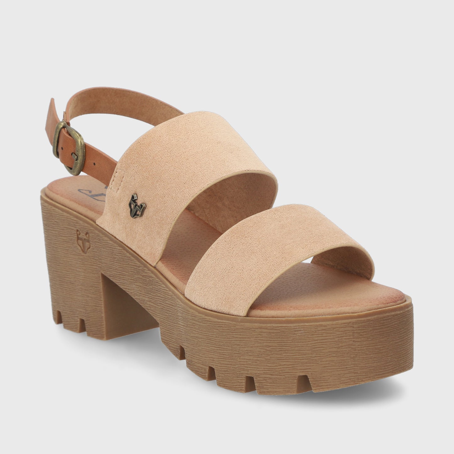Sandalia Beige Mujer 43021