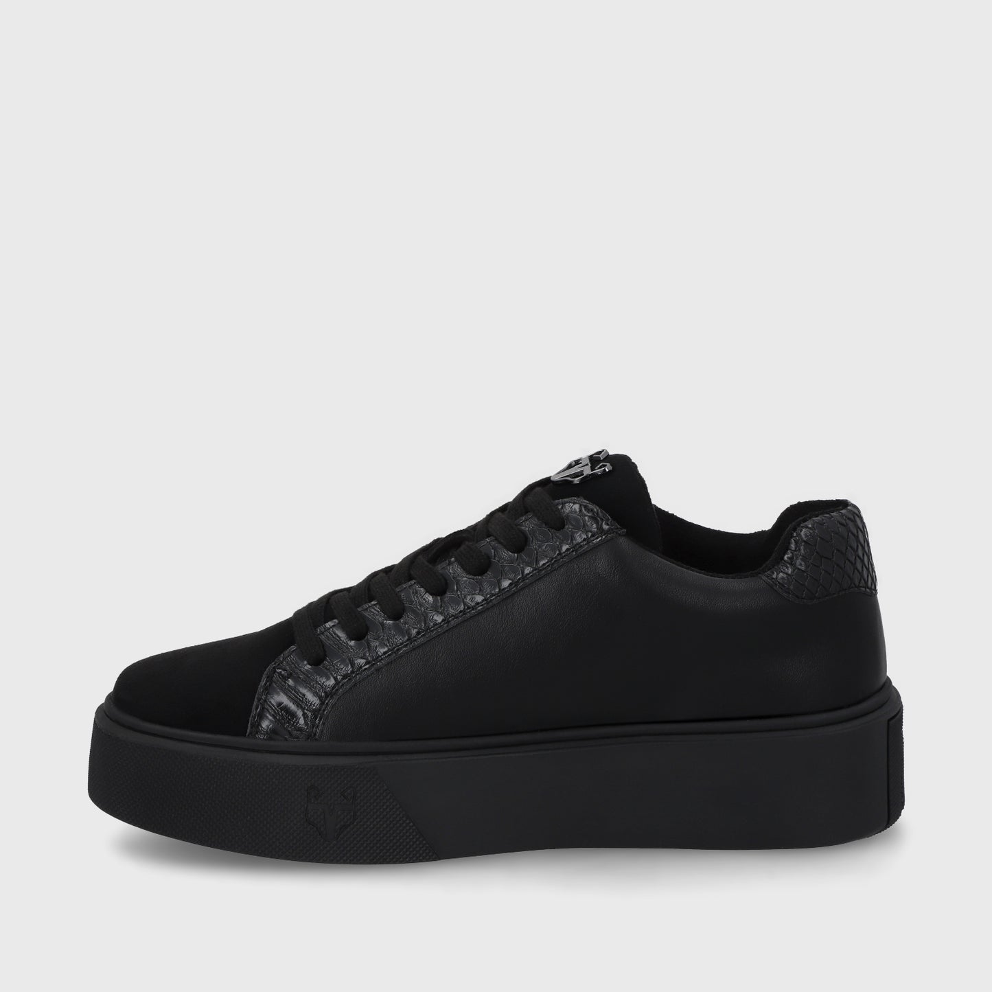 Zapatilla Negra Brillante Mujer 43042
