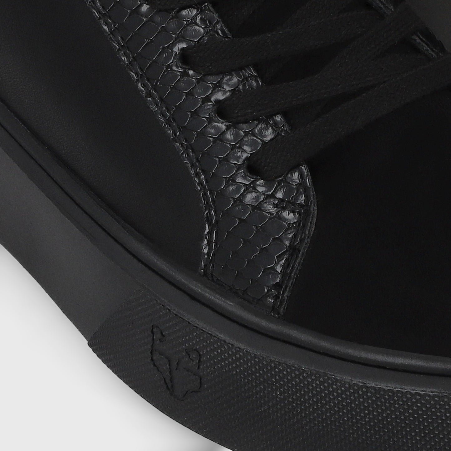Zapatilla Negra Brillante Mujer 43042