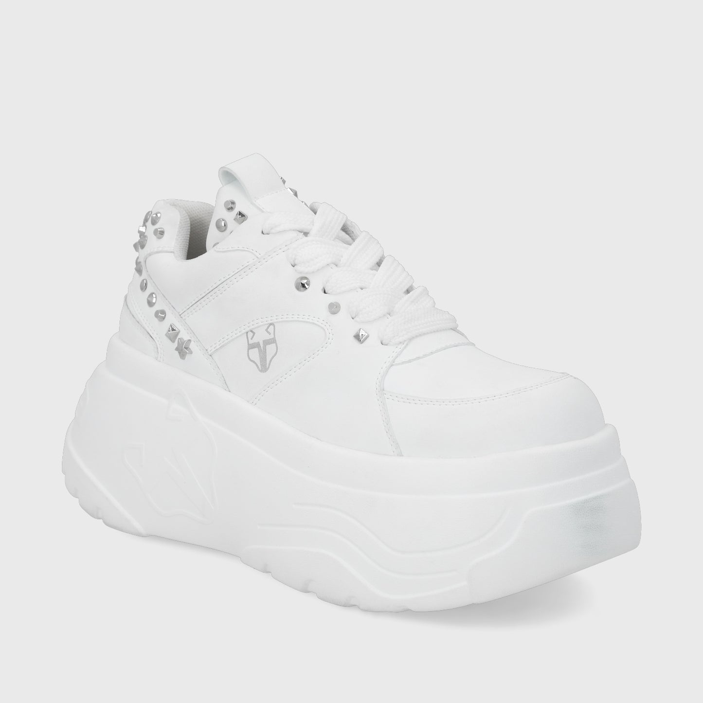Zapatilla Plataforma Blanca Mujer 43062
