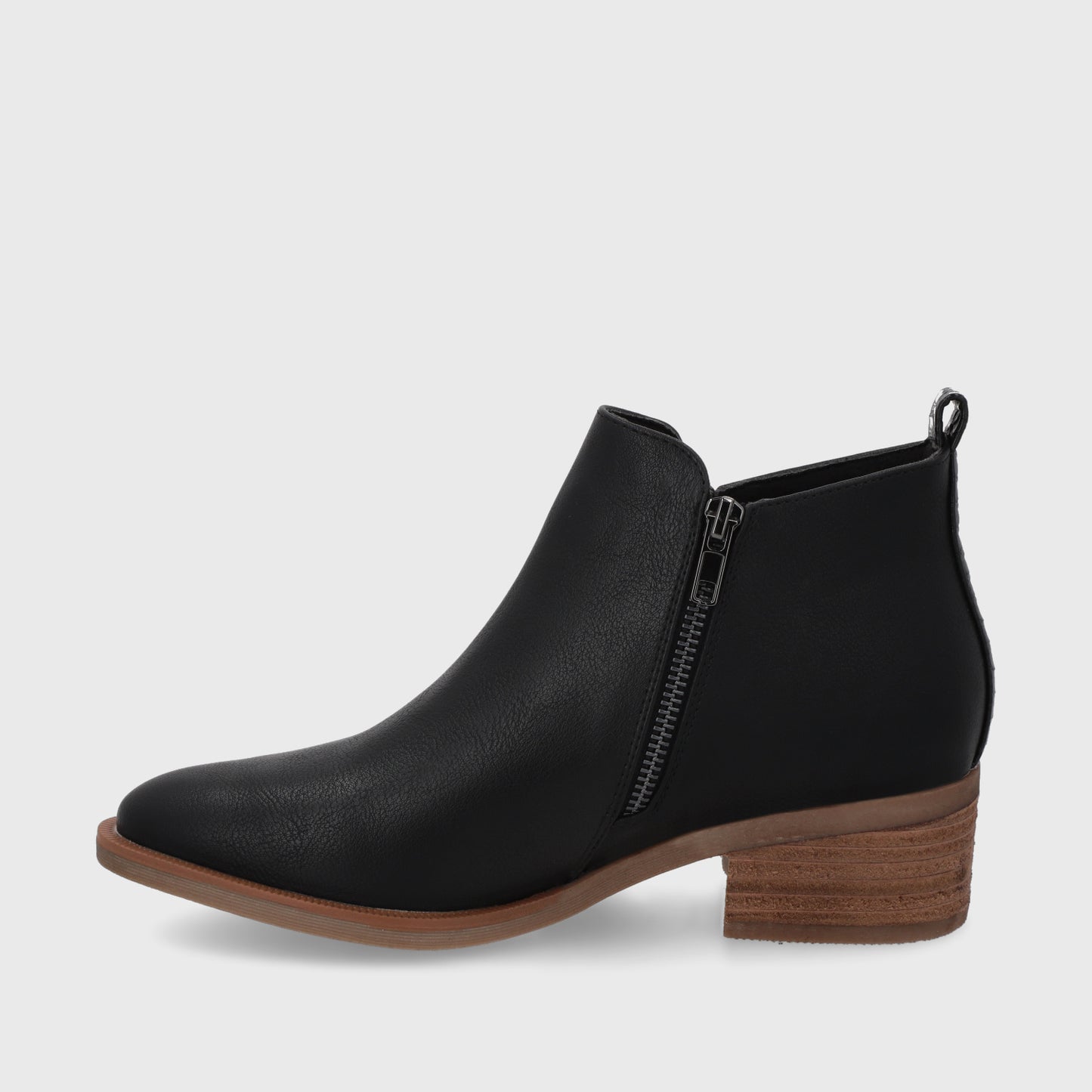 Botín Taco Negro Mujer 43101