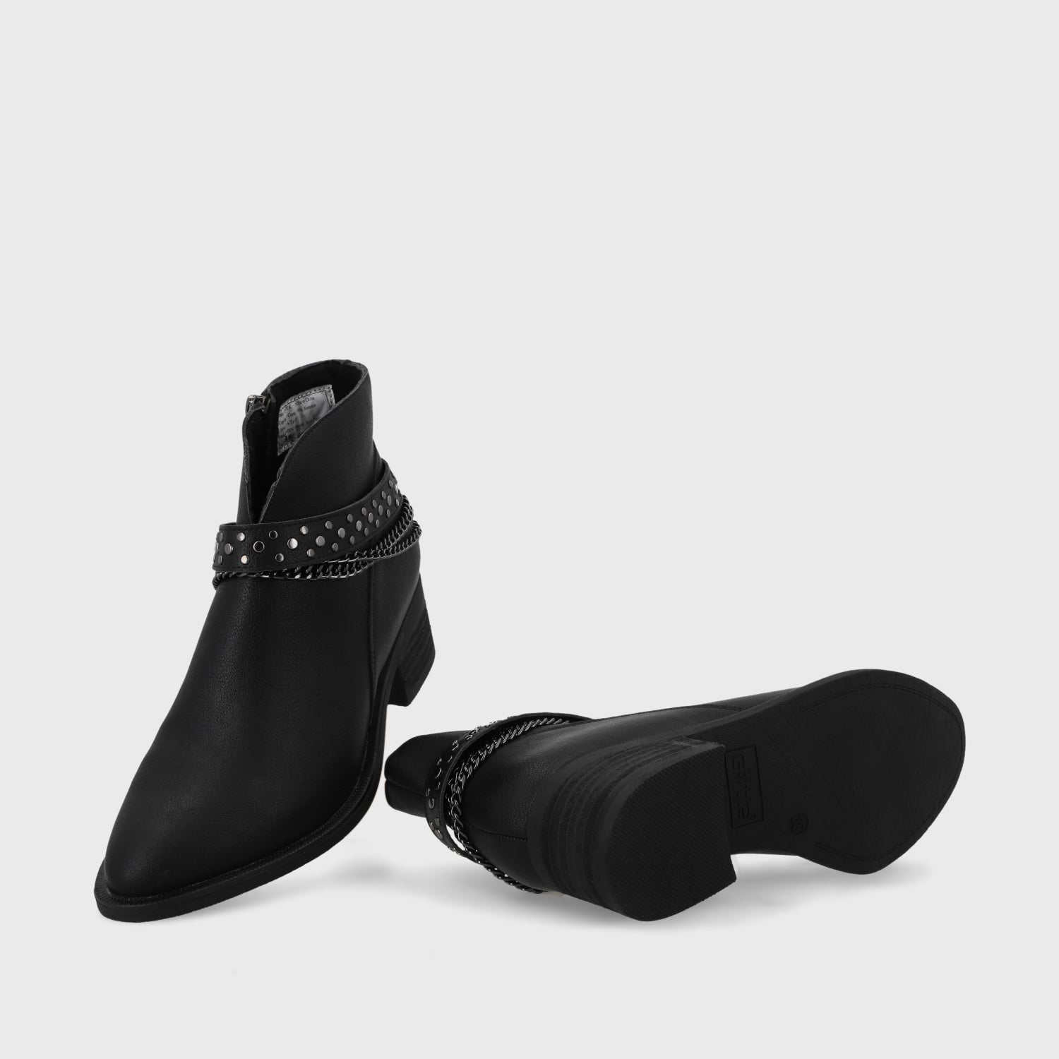 Botín Negro Mujer 43106