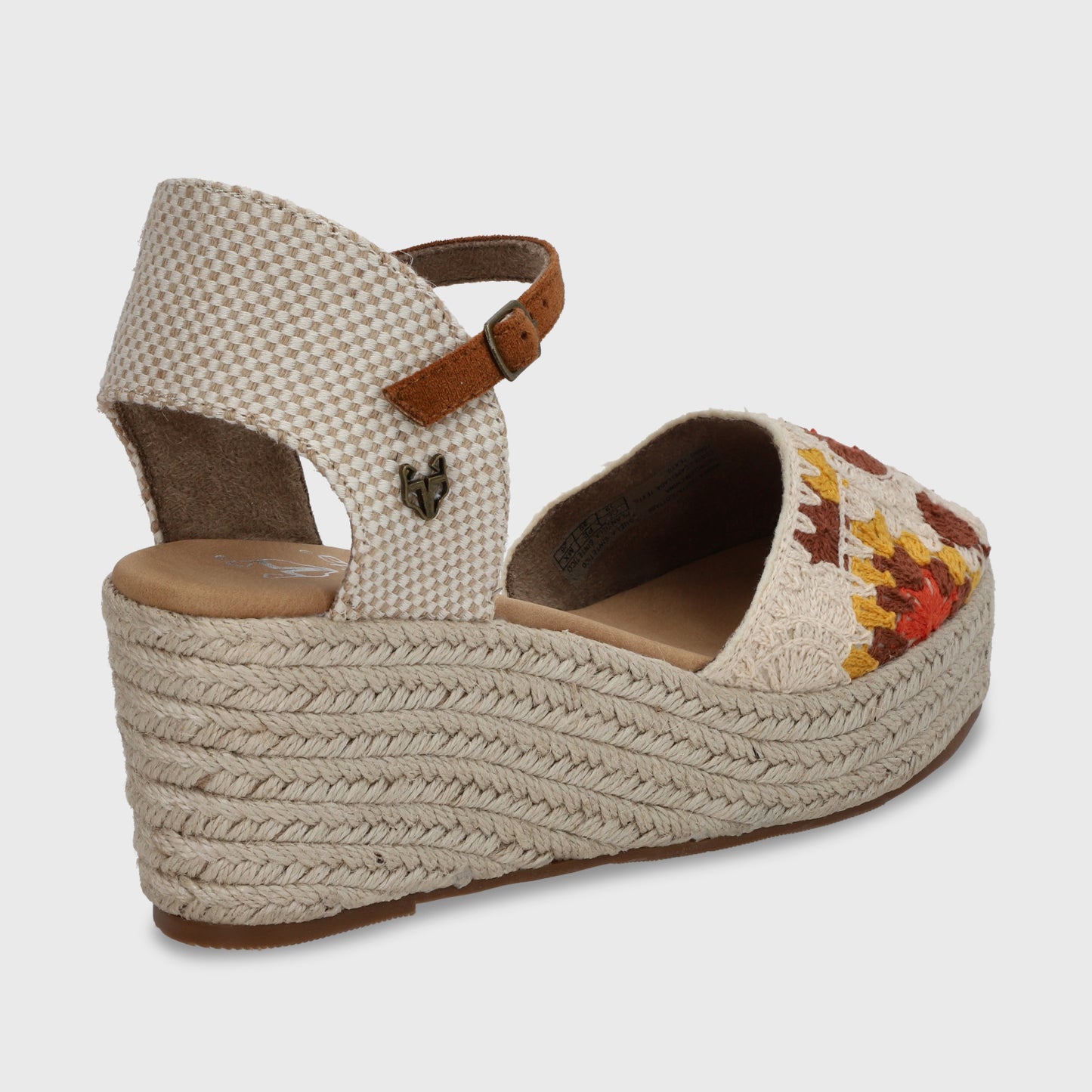 Sandalia Yute Beige Mujer 45711