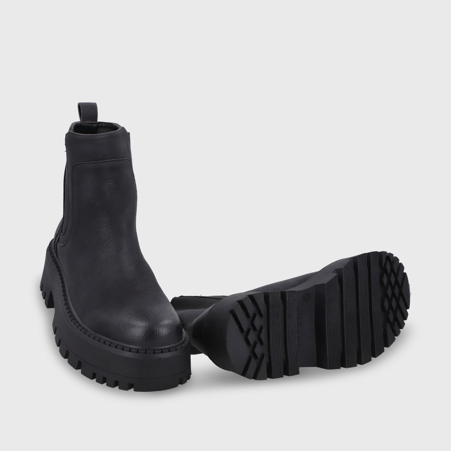 Botín Negro Mujer 45803