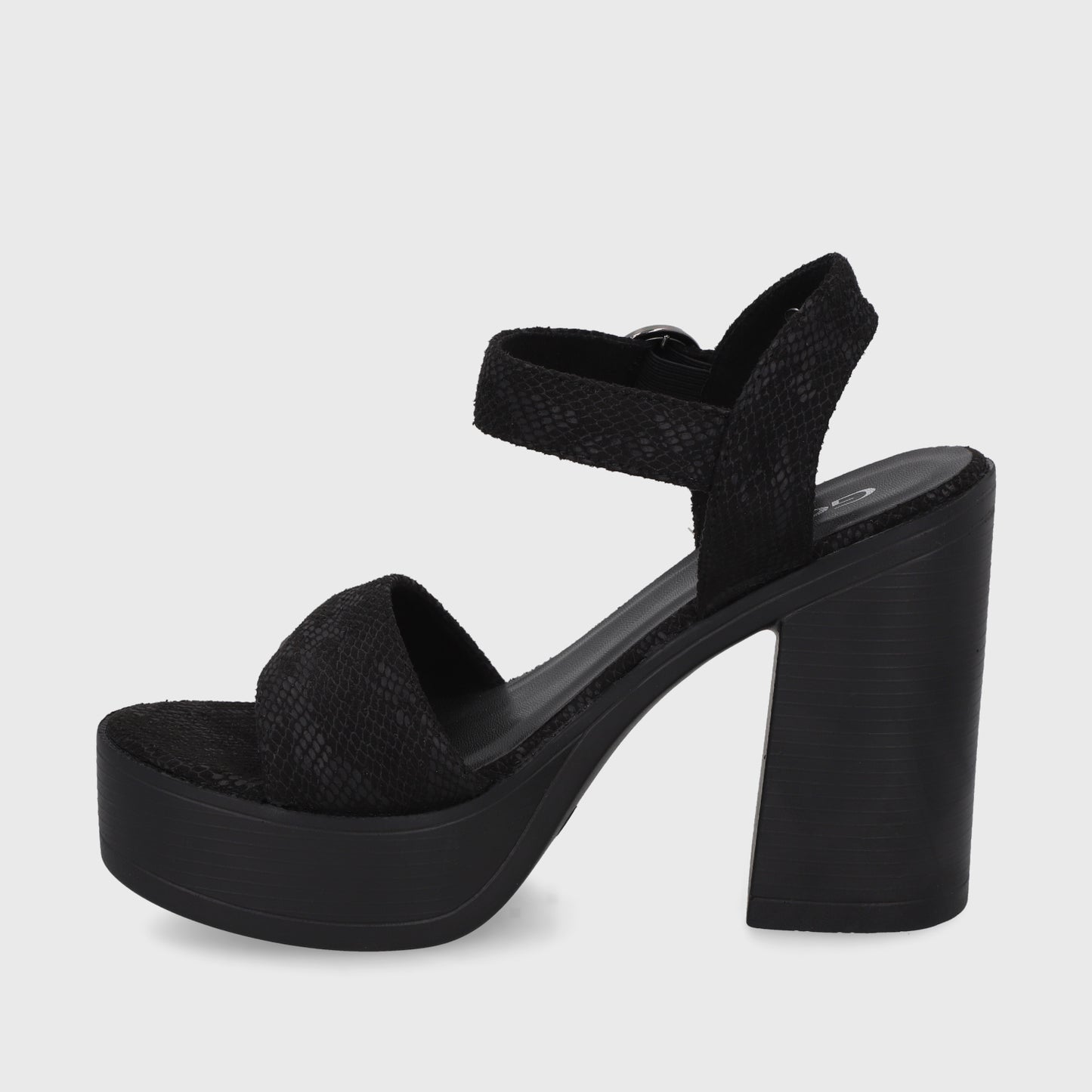 Sandalia Negra Mujer 45961