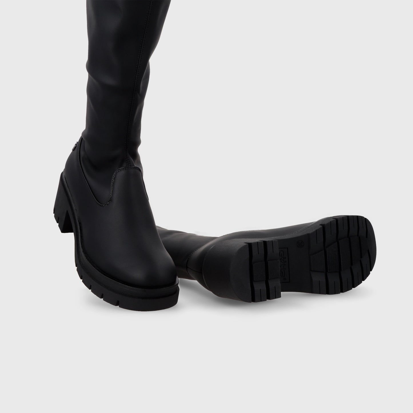 Bota Taco Negra Mujer 46204