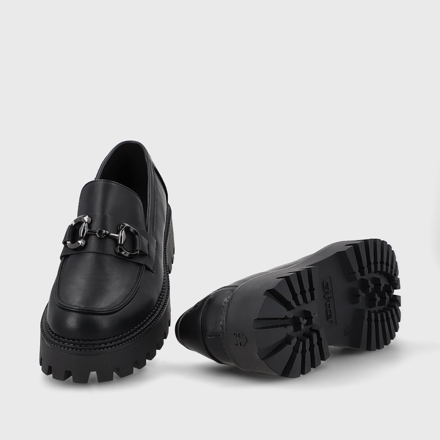 Zapato Plataforma Negro Mujer 46303