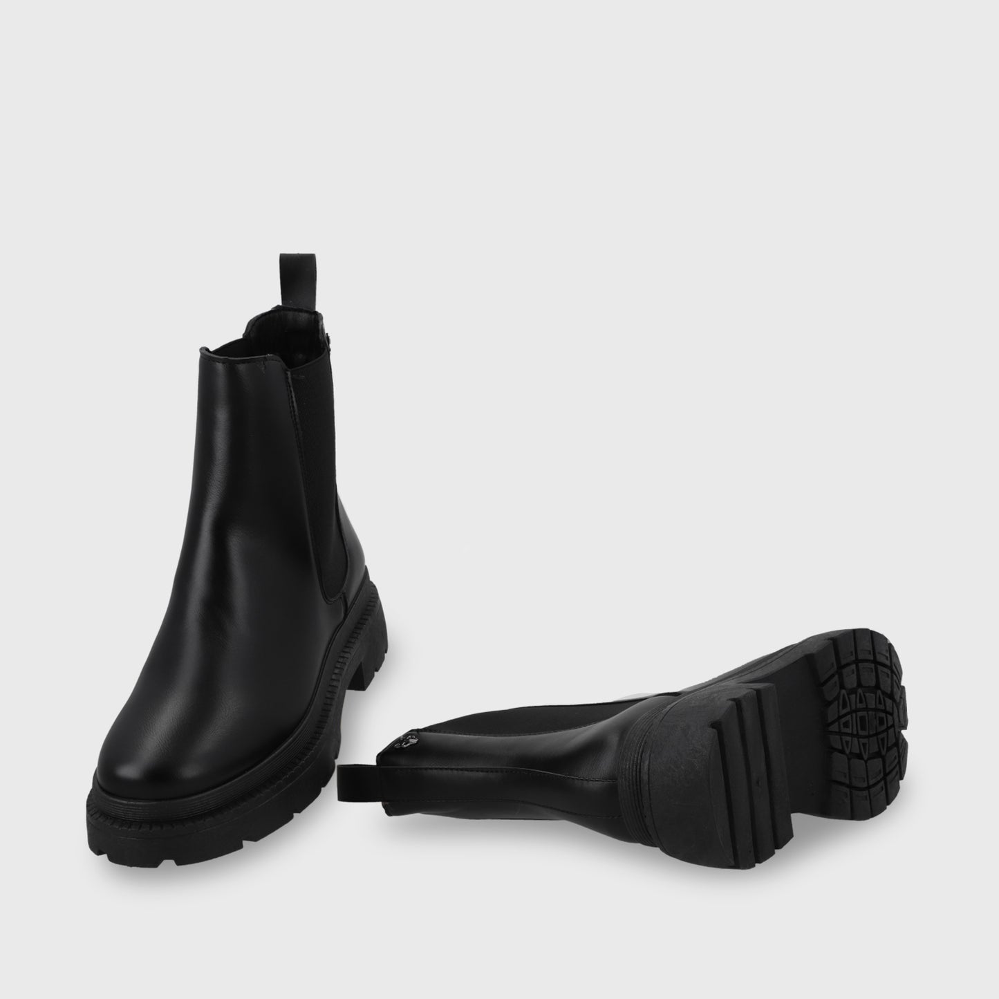 Botín Negro Mujer 48081