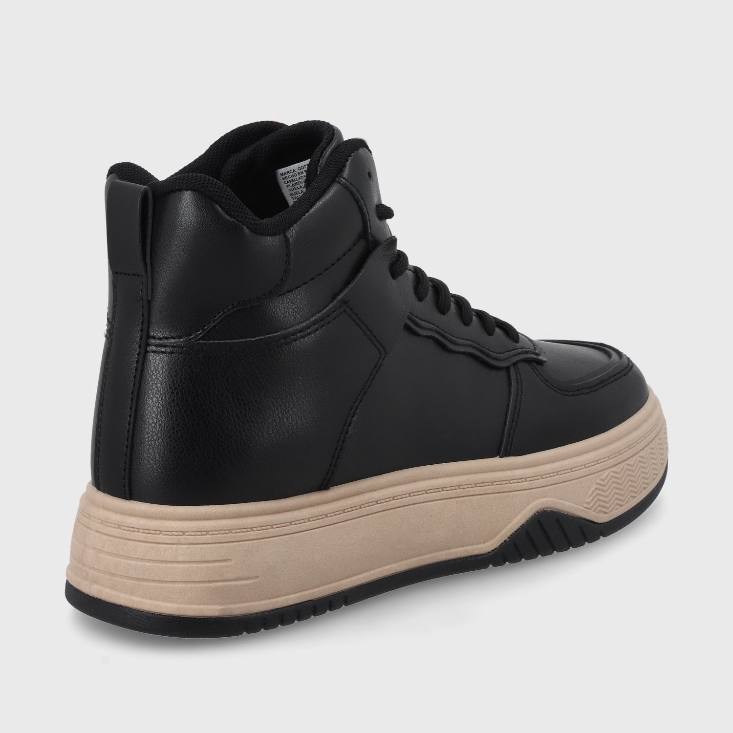 Zapatilla Negra Mujer 48091