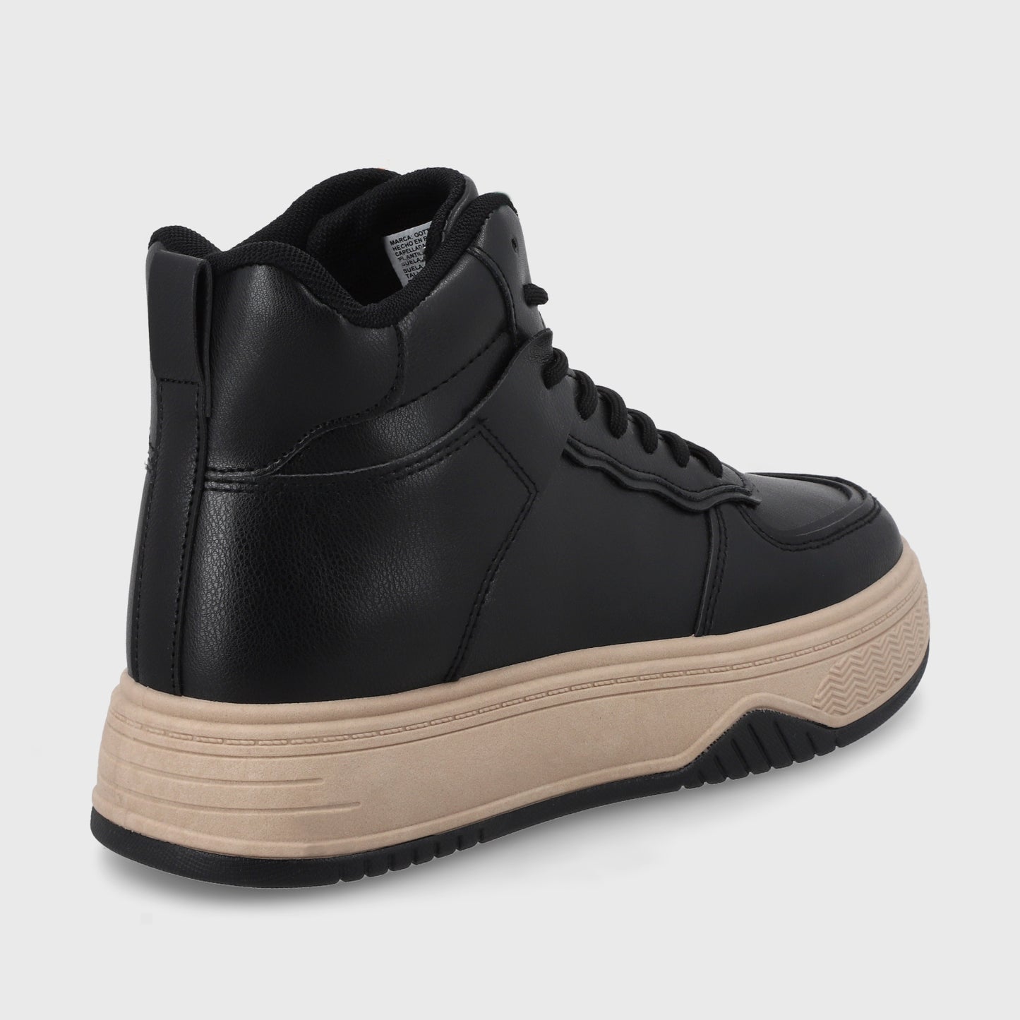 Zapatilla Negra Mujer 48091