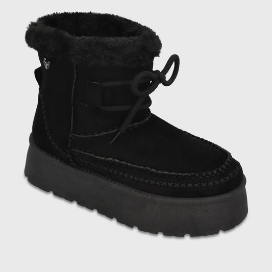 Botin Plataforma Negro Mujer 4811501