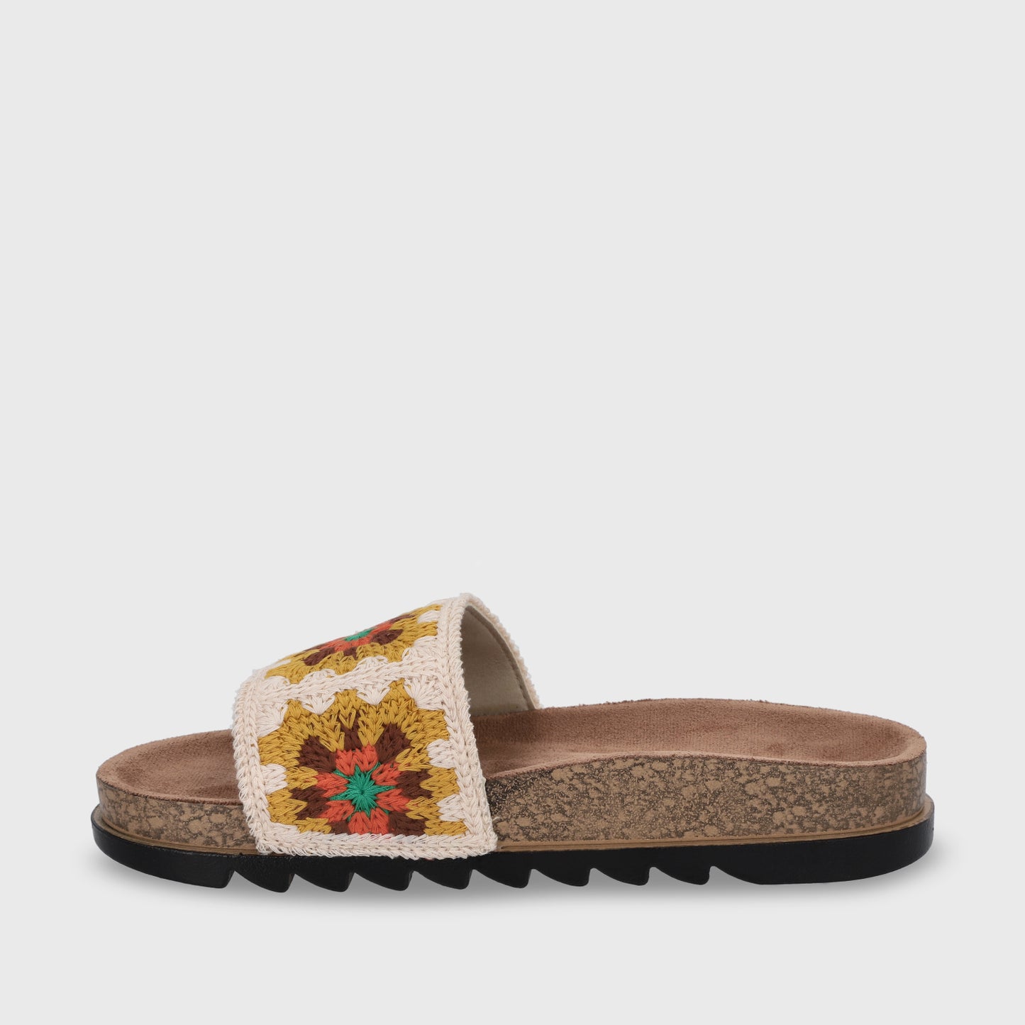 Sandalia Plana Multicolor Mujer 52030
