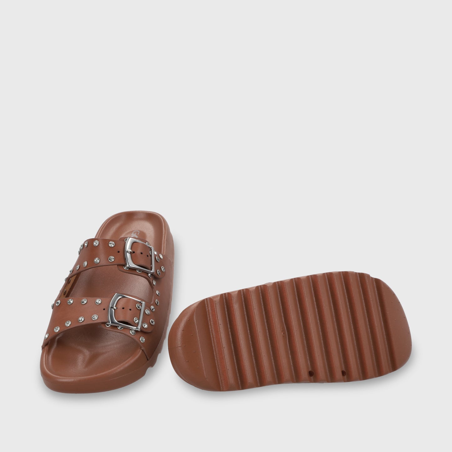 Sandalia Plana Café Mujer 52060