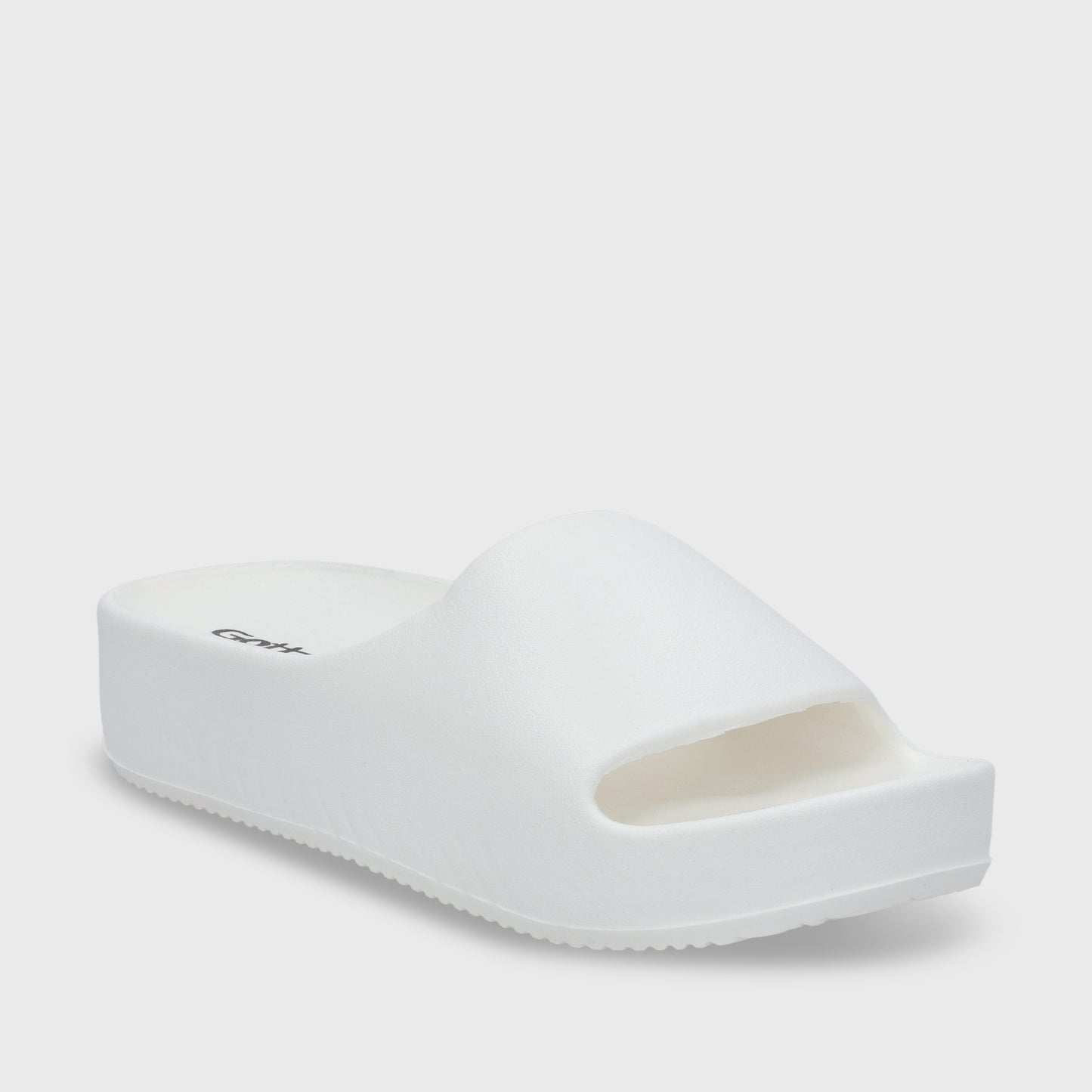 Sandalia Plataforma Blanca Mujer 52070