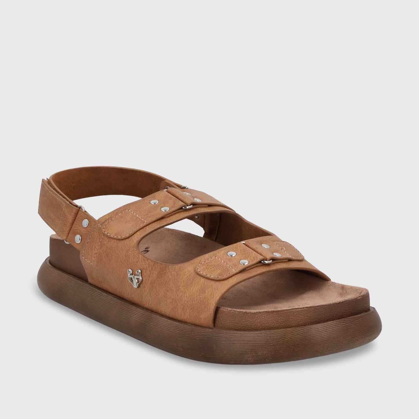 Sandalia Plano Café Mujer 53701