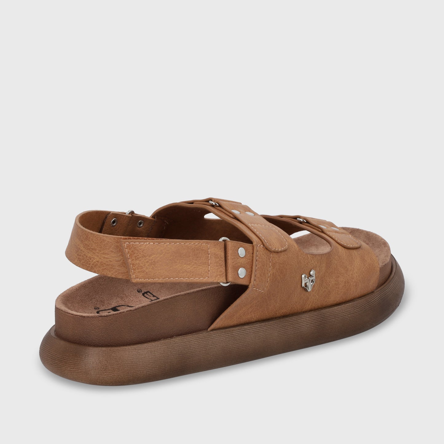 Sandalia Plano Café Mujer 53701