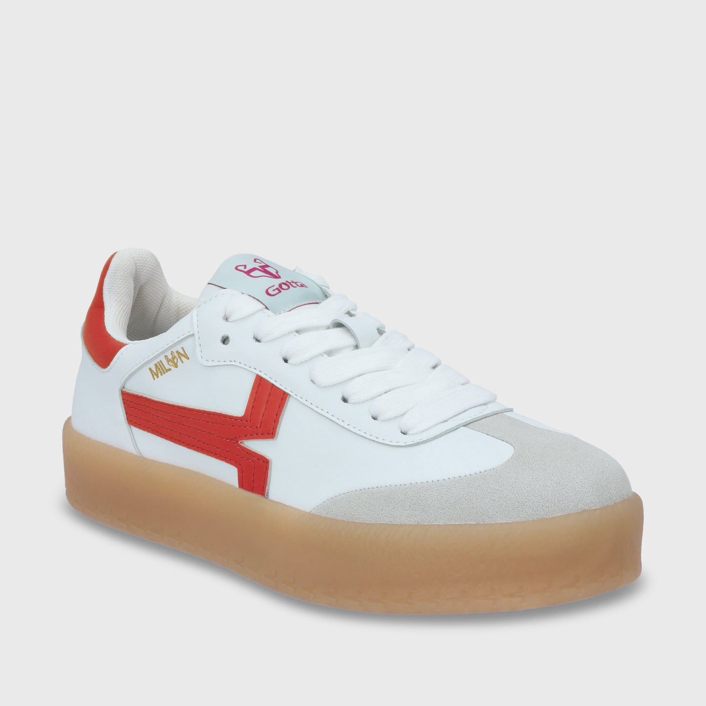 Zapatilla Milan Roja Mujer 53740