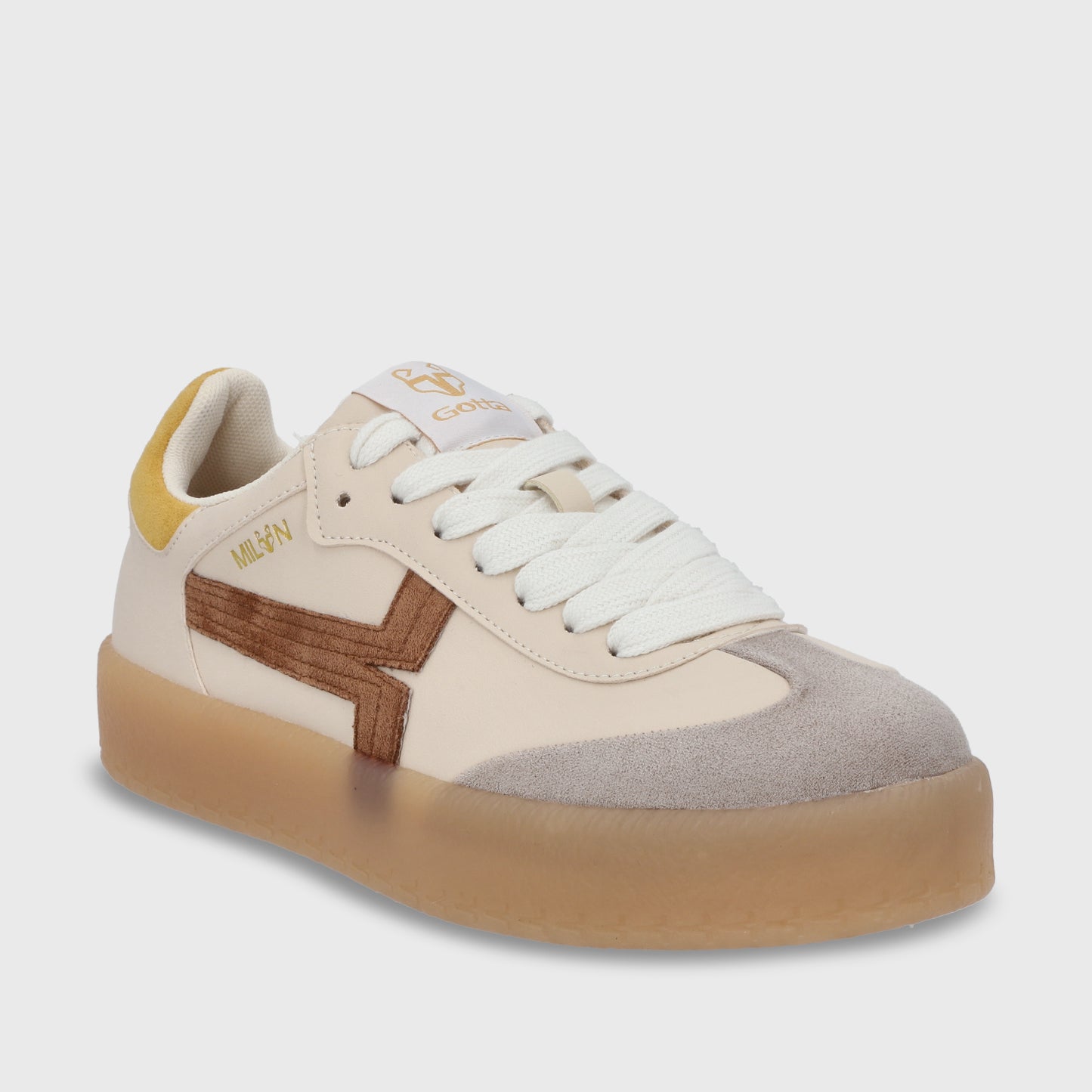 Zapatilla Milan Beige Mujer 53740