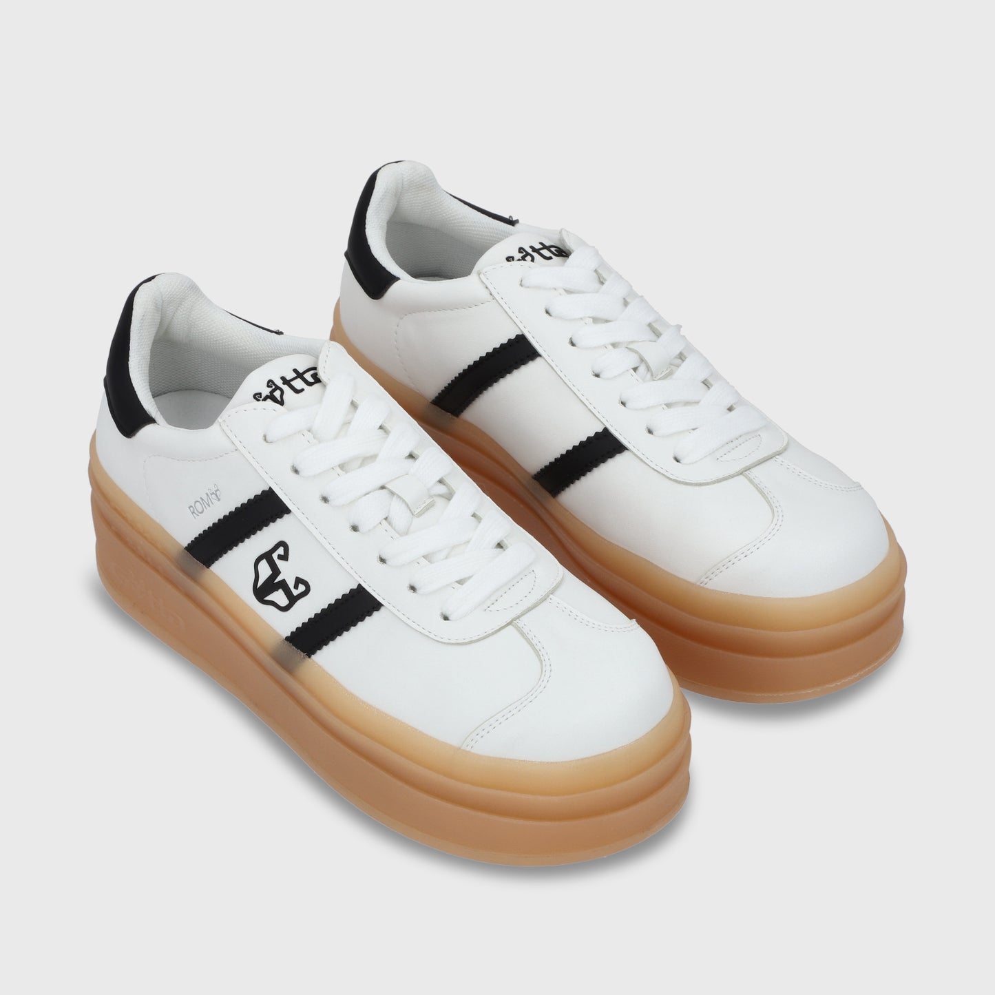 Zapatilla Roma Plataforma Blanca Mujer 53750