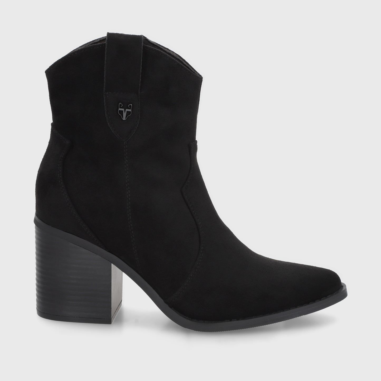 Botin Taco Negra Mujer 53780