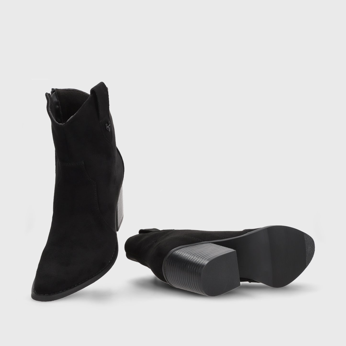 Botin Taco Negra Mujer 53780