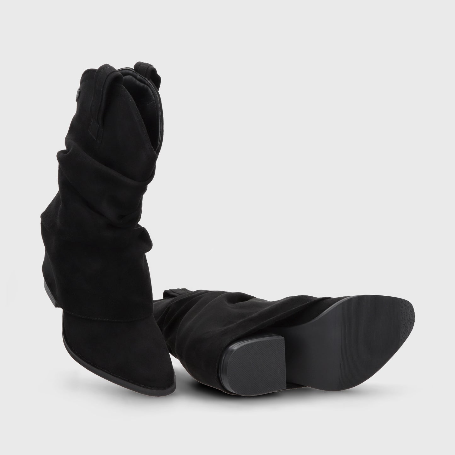 Bota Taco Negra Mujer 53781