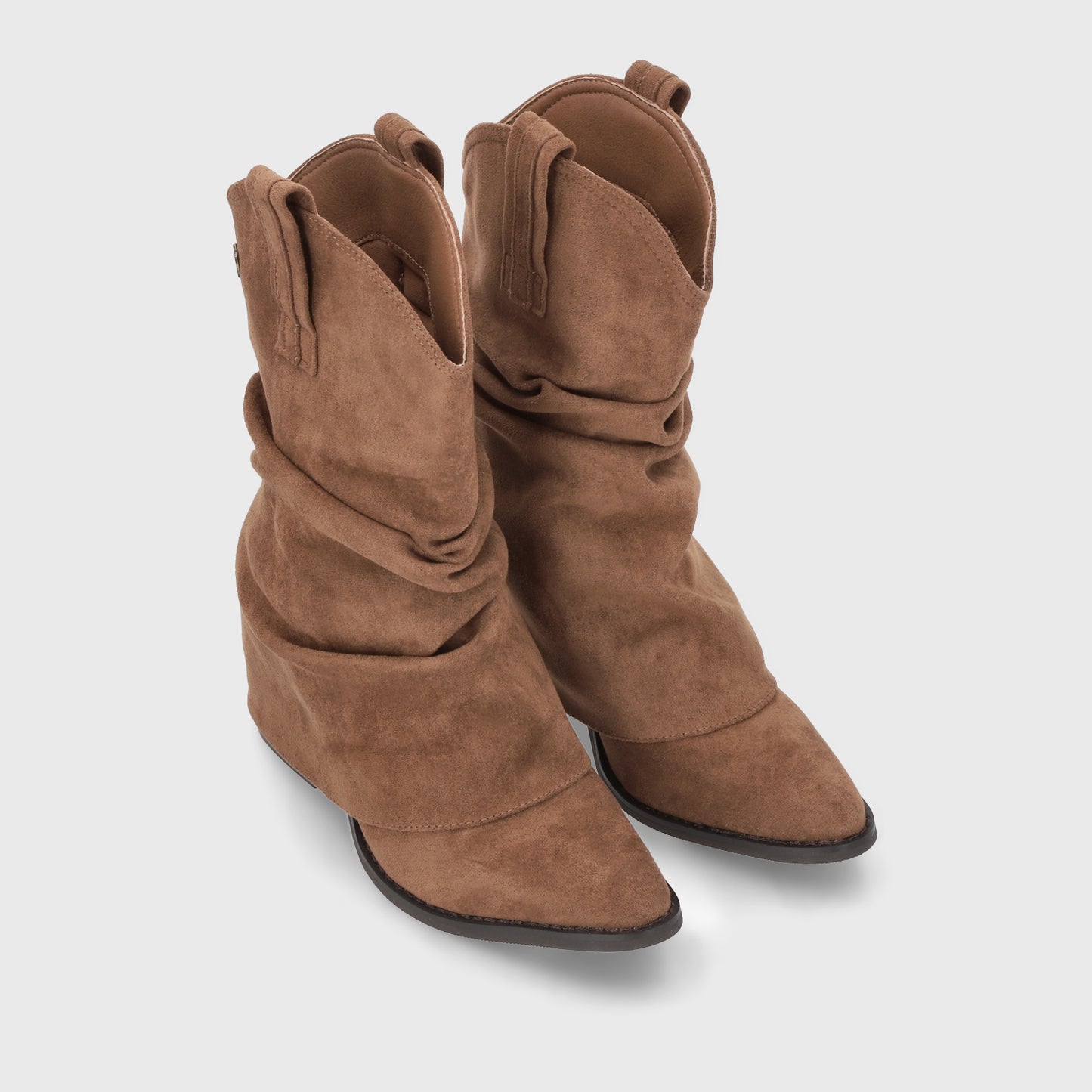Bota Taco Camel Mujer 53781