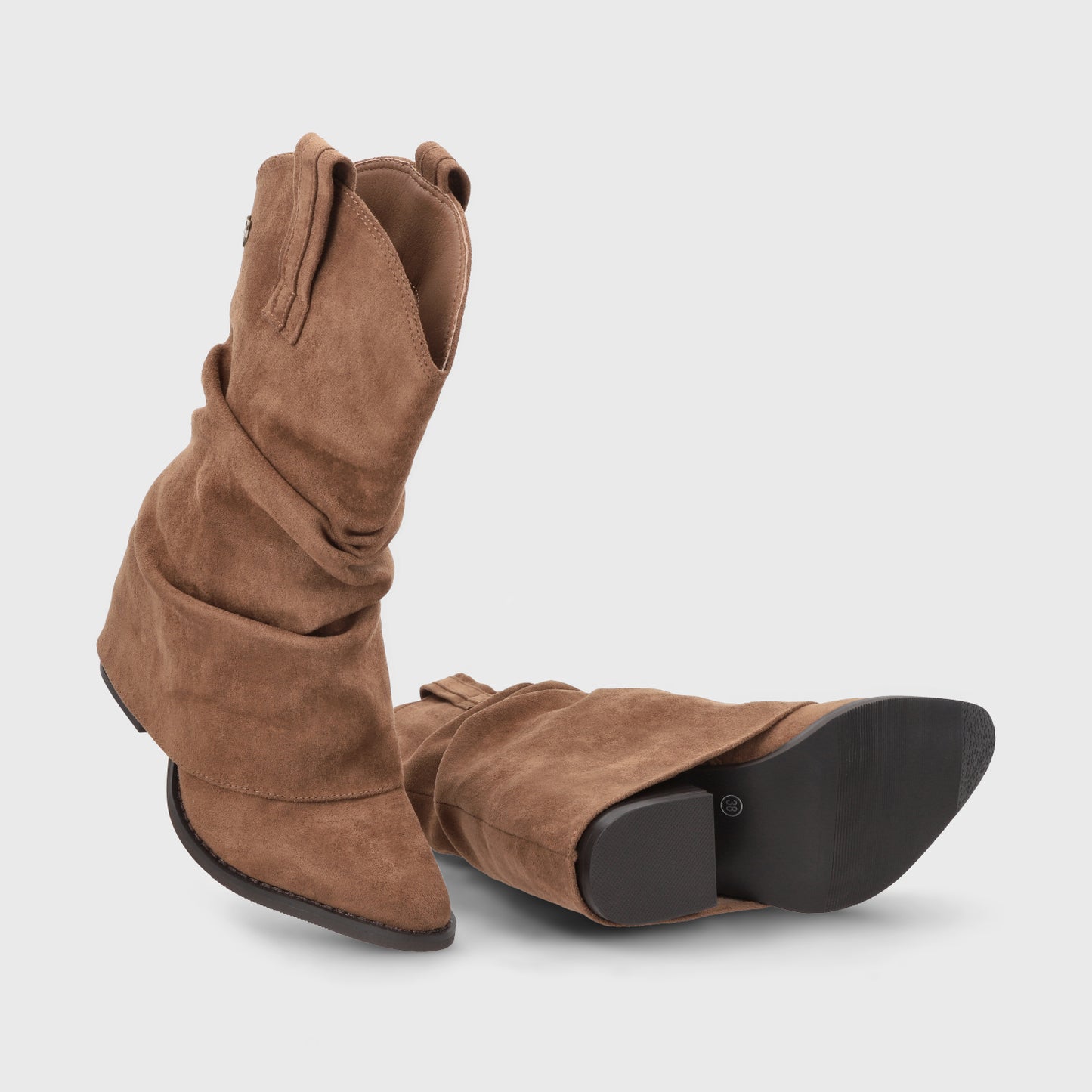 Bota Taco Camel Mujer 53781