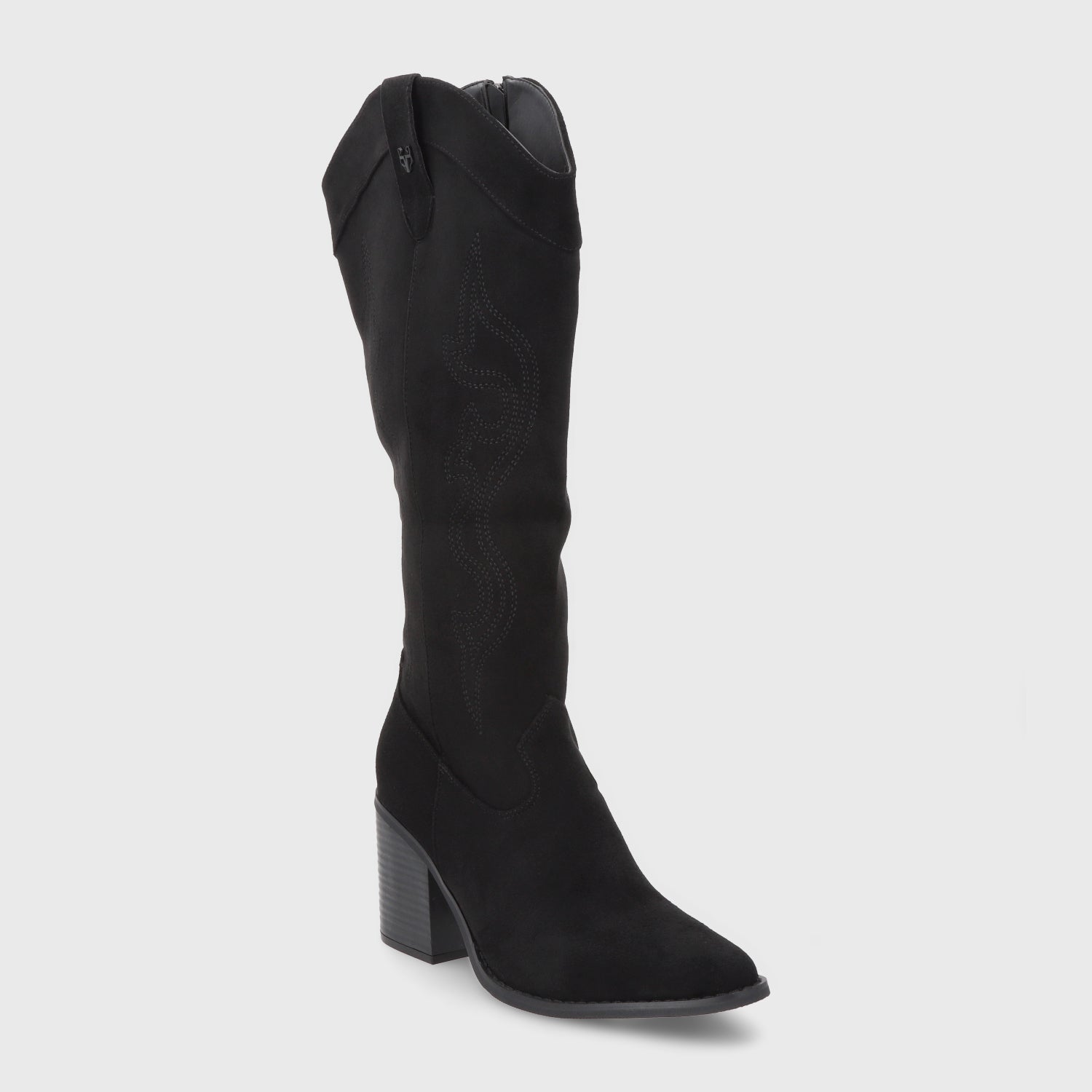 Bota Taco Negra Mujer 53782
