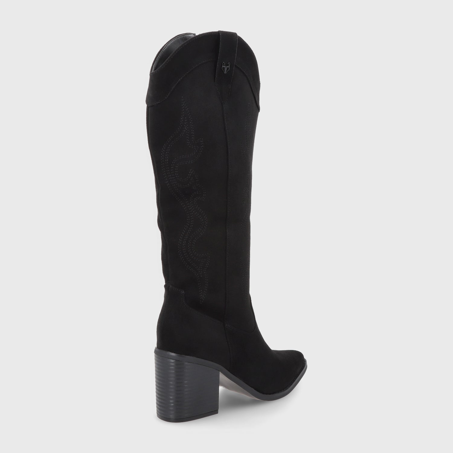 Bota Taco Negra Mujer 53782