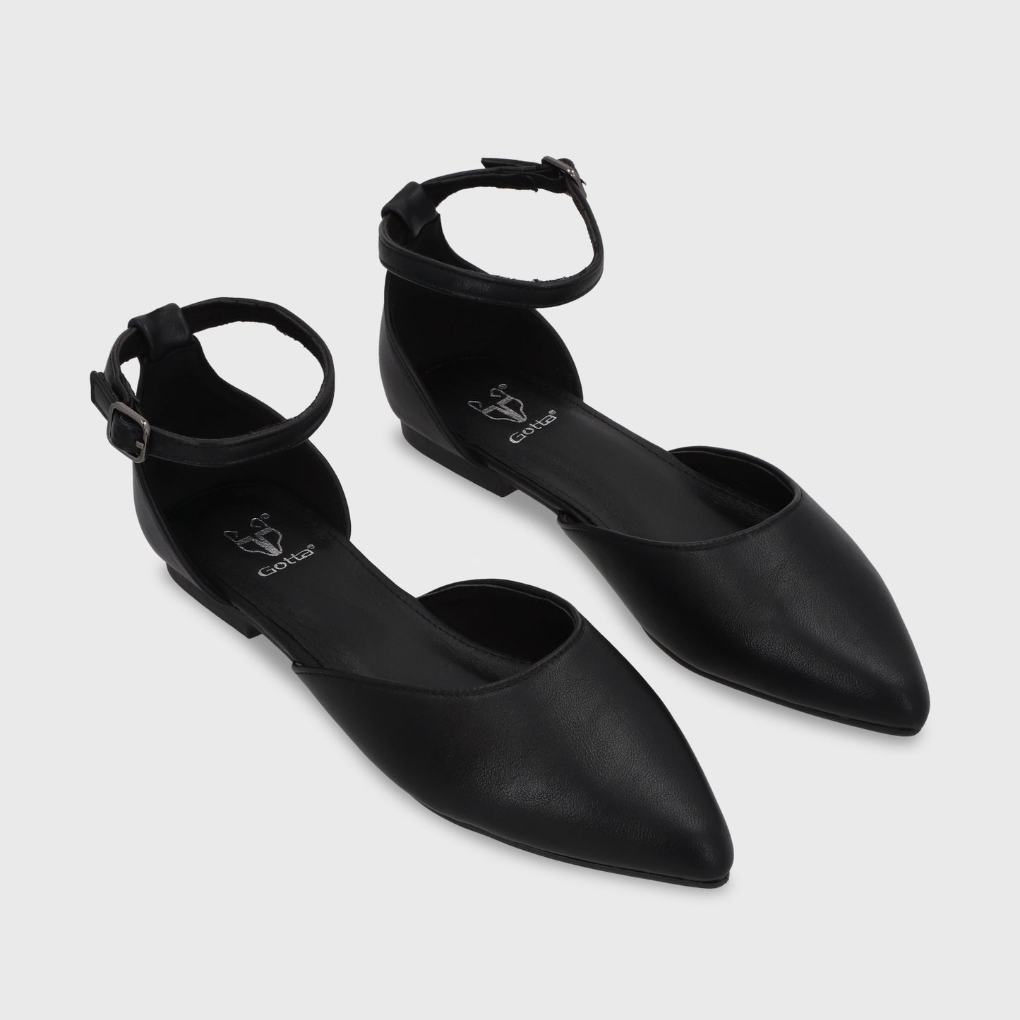 Ballerina Plano Negro Mujer 54010