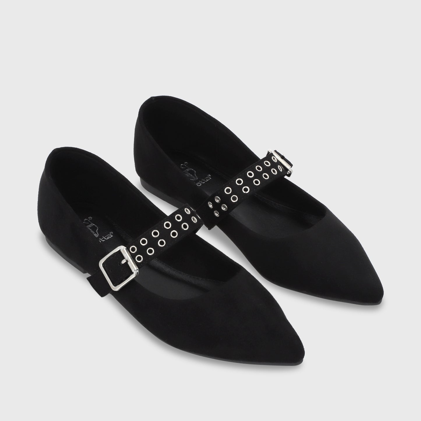 Ballerina Plano Negro Mujer 54011