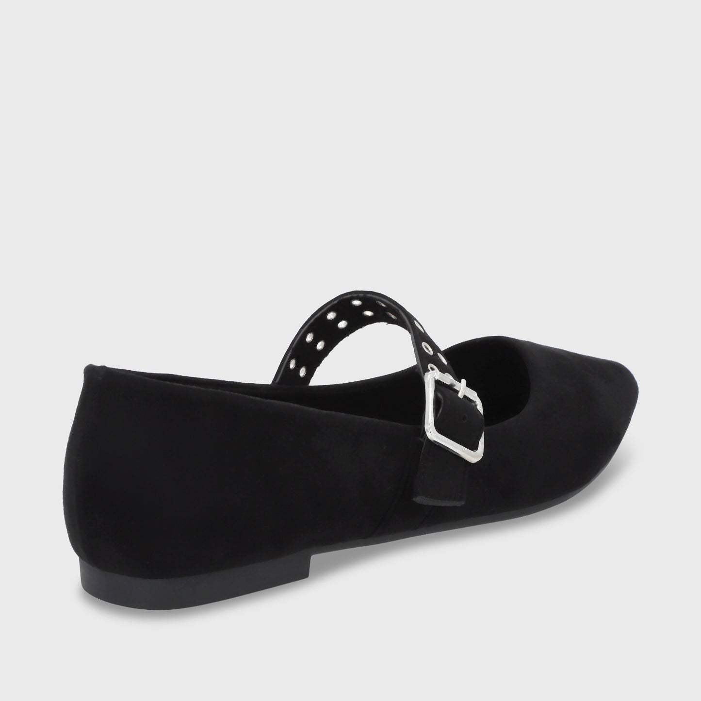 Ballerina Plano Negro Mujer 54011