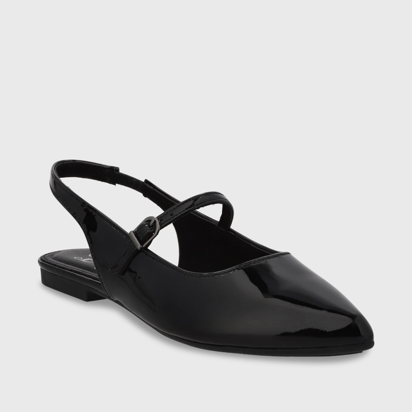 Ballerina Plano Negro Mujer 54012